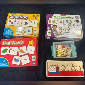 Melissa and Doug Match Educational Puzzle Set